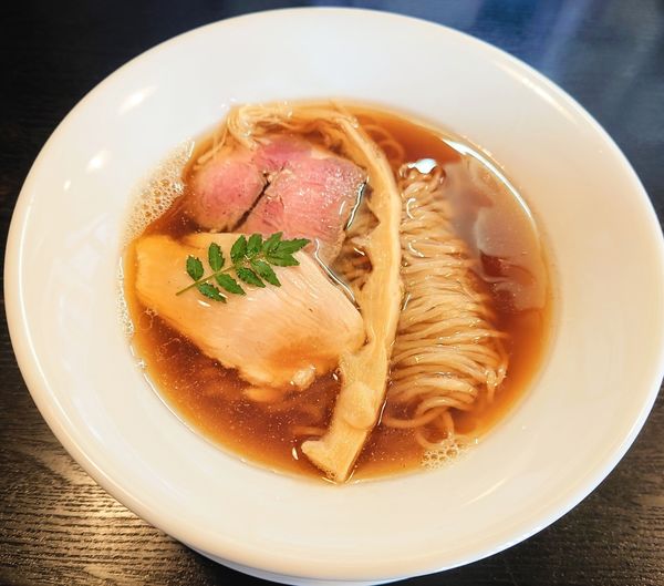 「生揚げ醤油そば」@麺や おち合の写真