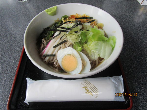 「冷やしたぬき蕎麦 850円」@信州の写真