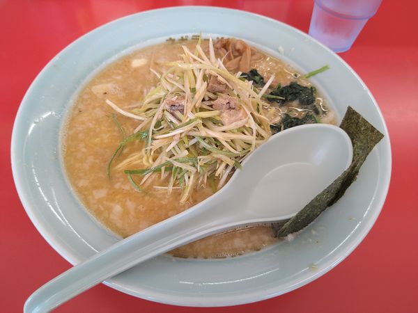 「ネギミソラーメン　麺（中盛）」@ラーメンショップ椿 酒々井SP前店の写真