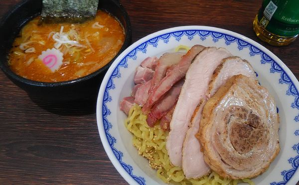 「味噌つけ麺　大盛　+　チャーシュー全部のせ」@味噌ラーメン 雪ぐにの写真