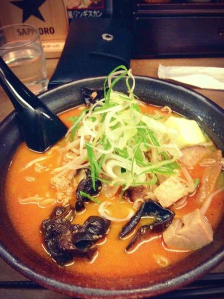 「オロチョンラーメン」@北海道らーめん ひむろ 錦糸町店の写真