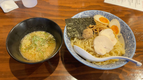 「味玉入り濃厚鶏つけ麺　W」@麺屋 武一 神戸本店の写真