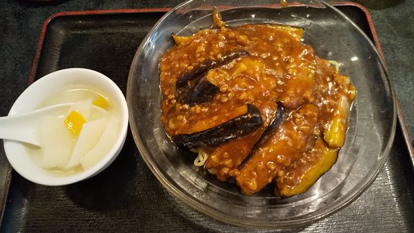 「麻婆なす冷麺(¥780)」@中華居酒屋 香港厨房の写真