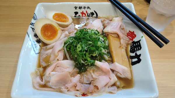 「豚清湯ら〜めん」@京都千丸 麺屋しゃかりき 本店の写真