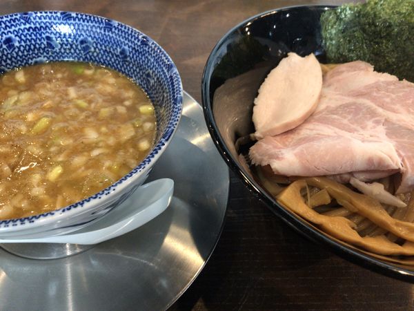 「鶏つけそば」@自家製麺 オオモリ製作所の写真