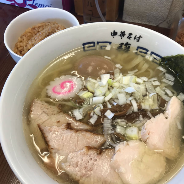 「中華そば・TP味玉（サービス肉めし）」@中華そば 馥の写真