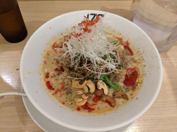 「冷やし汁あり担々麺1000円」@175°DENO担担麺 TOKYOの写真