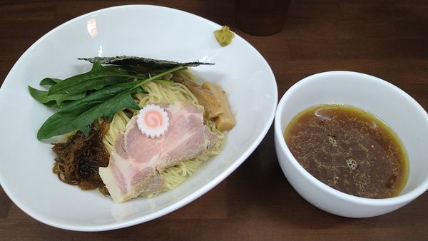 「【期間限定】２種の地鶏つけめん¥980-」@4代目松屋食堂の写真