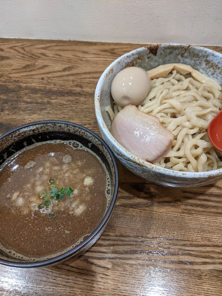 「つけ麺（中盛）＋味玉」@らーめん 縁の写真