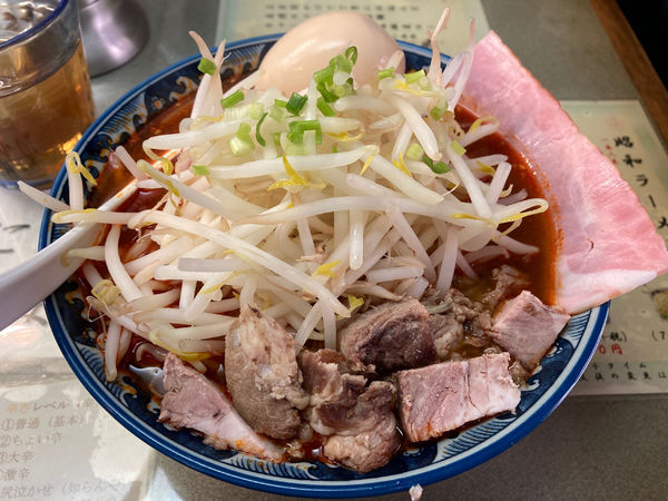 「辛味噌ラーメン」@昭和の写真