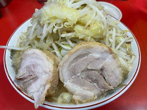 「並+生たまご+九条ねぎ=900円」@ラーメン二郎 京都店の写真