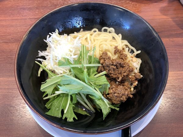 「汁なし担担麺　￥８５８」@ラーメン魁力屋 徳重店の写真