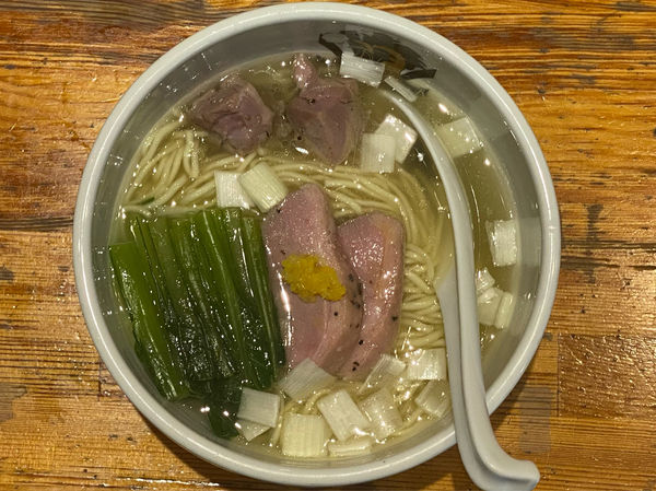 「鴨中華そば（塩）」@満鶏軒の写真