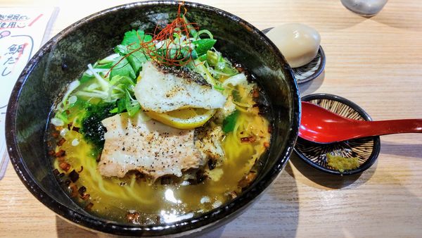 「鯛だし塩ラーメン」@広島瀬戸内料理 雑草庵の写真
