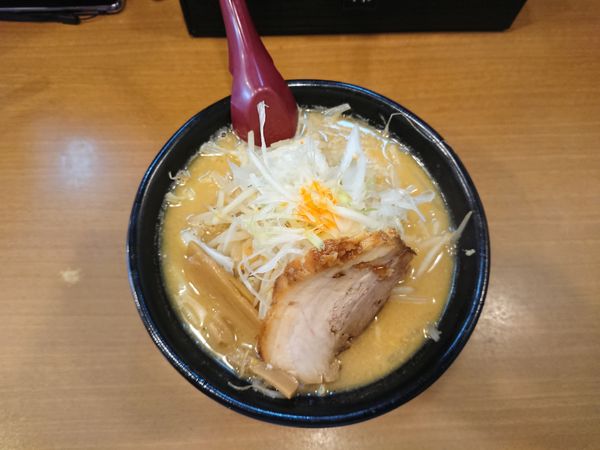 「味噌ラーメン¥800+ライス¥100」@萬馬軒 九段下店の写真