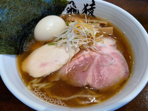 「🉐醤油らーめん：1,100円」@麺場 飛猿の写真