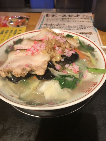 「焼豚タンメン」@大衆食堂るんごホールの写真