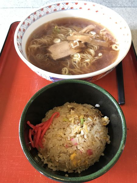 「半チャンラーメン　650円」@ラーメン大連の写真