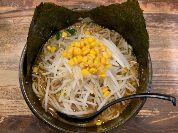 「みそこってりラーメン＋麺大盛り」@東京スタイルみそらーめん ど・みそ 西新井店の写真