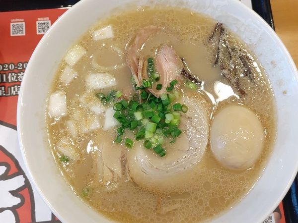 「ラーメンきら星 2種盛りチャーシューどとんこつ＋味玉」@らあめん花月嵐 亀戸北口店の写真