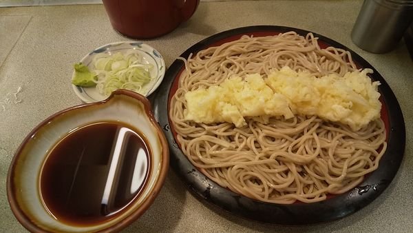 「いか天せいろ(¥420)」@そば処 かめや 神田西口店の写真