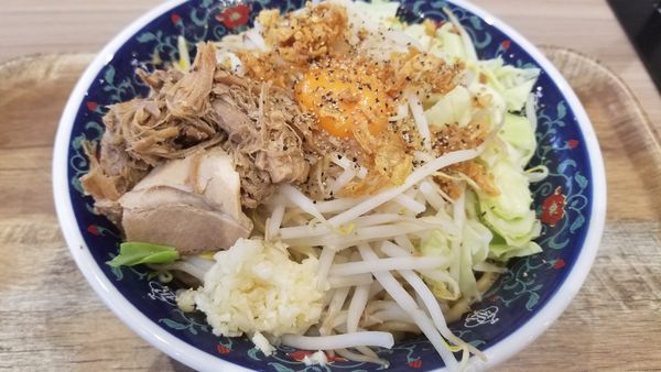 「ジャンクまぜそば　大盛」@凌駕IDEA イオンモール松本店の写真