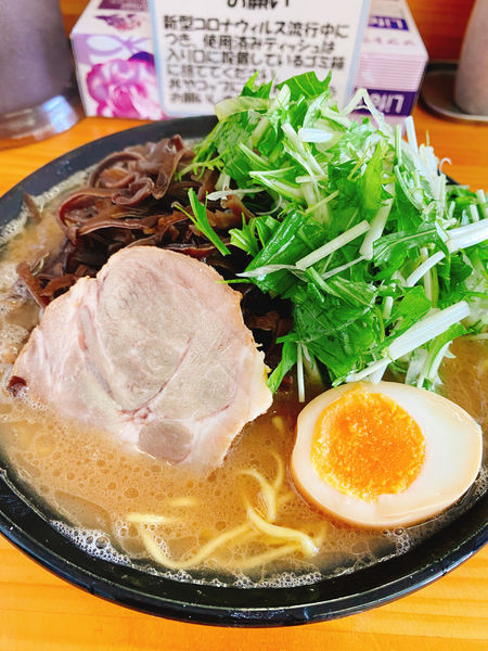 「豚骨塩キクラゲ」@豚骨ラーメン 新井商店の写真