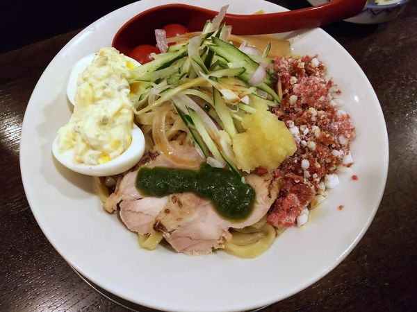 「向日葵の選んだジャンク冷やし中華」@立ち呑み居酒屋 金町製麺の写真