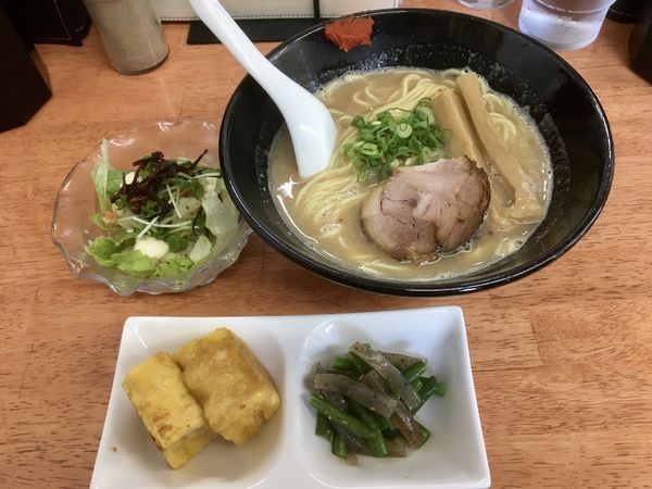 「【土日祝限定】福々 朝ラーモーニングセット」@麺や 福々三座の写真