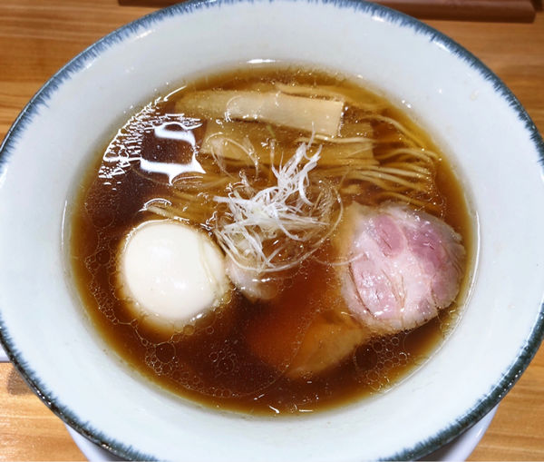 「醤油味玉入り」@中華そば 一清の写真