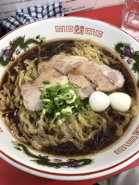 「黒醤油（大盛り）」@中華そば 竹千代の写真