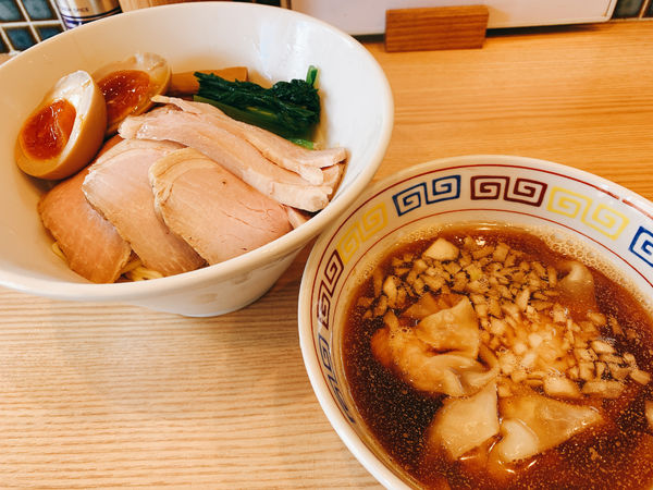 「特製つけ麺」@ほっこり中華そば もつけの写真