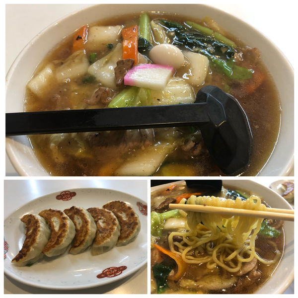 「広東メン 820円 餃子 500円」@中国料理 燕京の写真