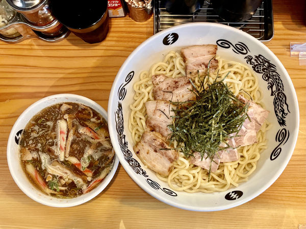 「肉ざる 大盛」@中華ソバ 燜tana 上石神井店の写真