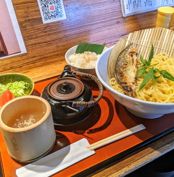 「鮎涼ラーメン　1,200円」@鮎ラーメン 二子玉川店の写真