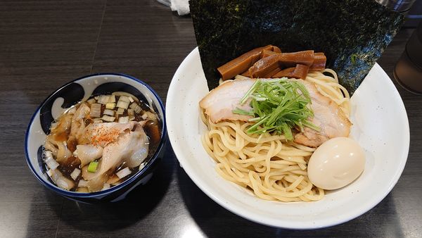 「【限定】肉汁つけ麺（中） 980円 + 特製 200円」@ラーメンつけ麺 奔放の写真