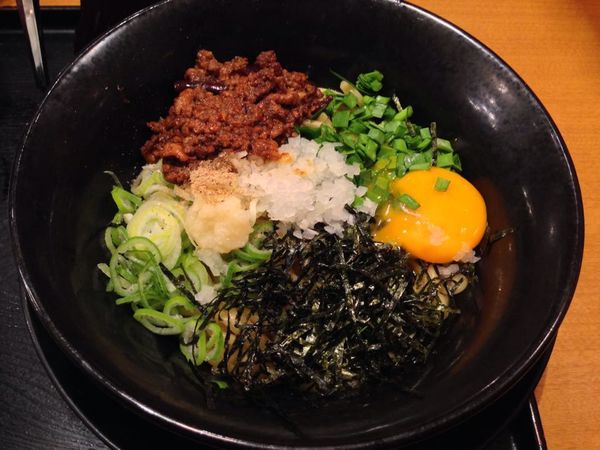 「台湾まぜそば」@極旨醤油らーめん 一刻魁堂 川口ララガーデン店の写真