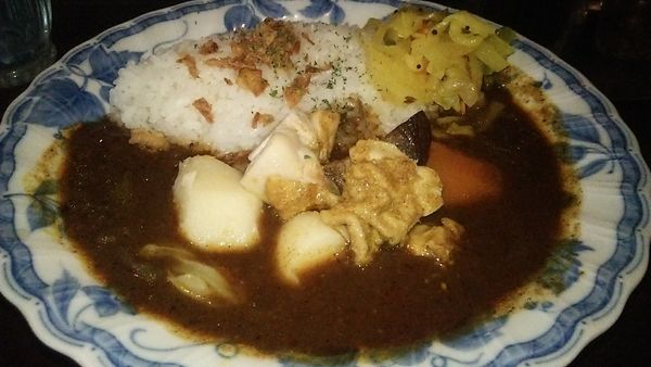 「インド風カレー 1000円」@本石亭の写真