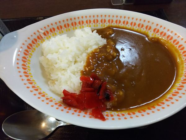 「カレーライス　600円」@飯処 境関温泉の写真