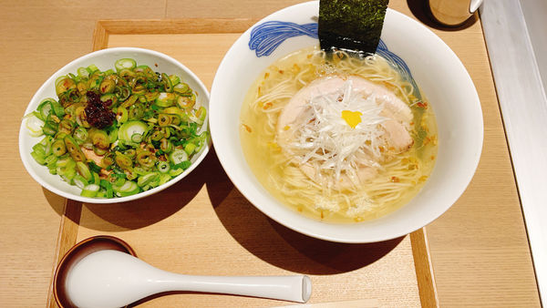 「塩らぁ麺1,100円」@NIPPON RAMEN 凛 TOKYOの写真