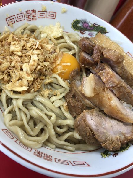 「小豚汁なし麺少なめヤサイ抜きニンニク少なめ」@ラーメン二郎 湘南藤沢店の写真