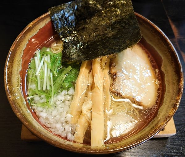 「汐そば」@豚そば ぎんや 黒川本店の写真
