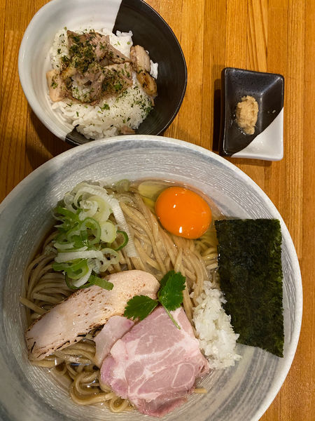 「限定:剣先烏賊のまぜそば」@麺屋 ひな多の写真