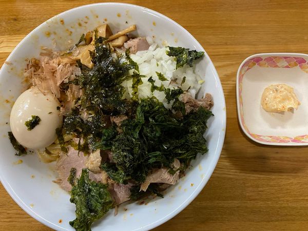 「特製油そば」@中華そば136の写真