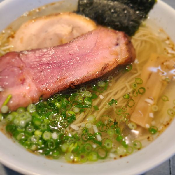 「支那蕎麦　塩　+チャーシュー1枚」@喜乃壺の写真