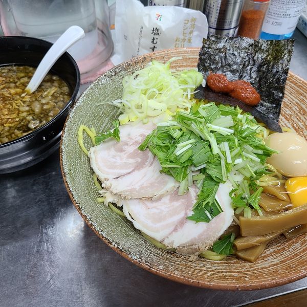 「鮑肝つけそば」@覆麺 智の写真