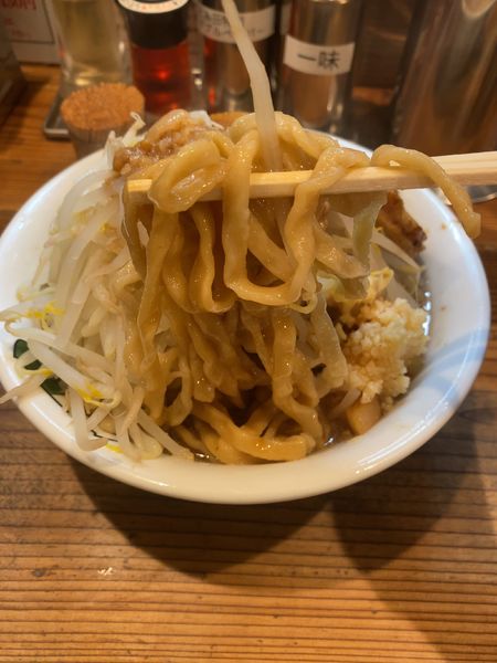「雷そば 中」@雷 千葉駅前店の写真
