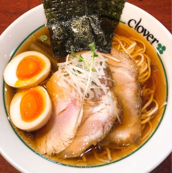 「特製醤油ラーメン」@らあめんCloverの写真