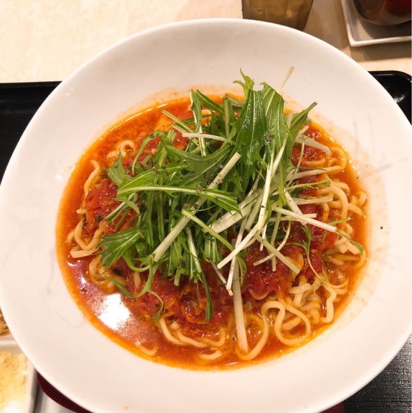 「冷やしトマトラーメン【期間限定】」@登竜門の写真