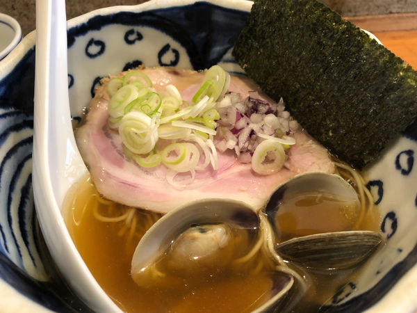 「貝出汁そば」@中華そば 榮じの写真